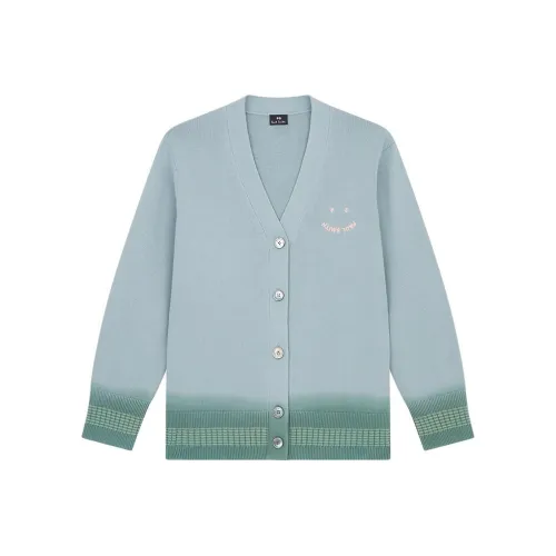Paul Smith Paul Smith Smiley Series Светло-синий Женские Трикотаж