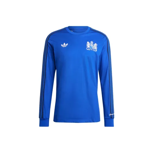 Adidas Manchester United Manchester United GEORGE BEST Футбол Джерси Мужской Кобальтовый синий