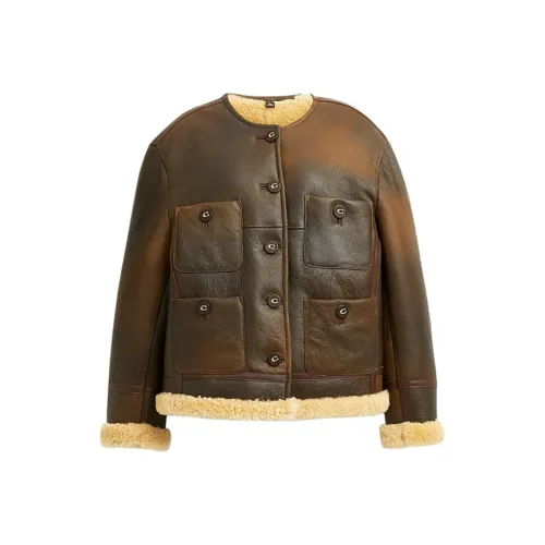 COACH SS24 Куртки и Пальто Женские Темно-умбровый