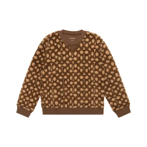 COACH Коричневые Женские Толстовки