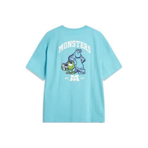 LiNing x Disney T-рубашка Женская Sea Azure