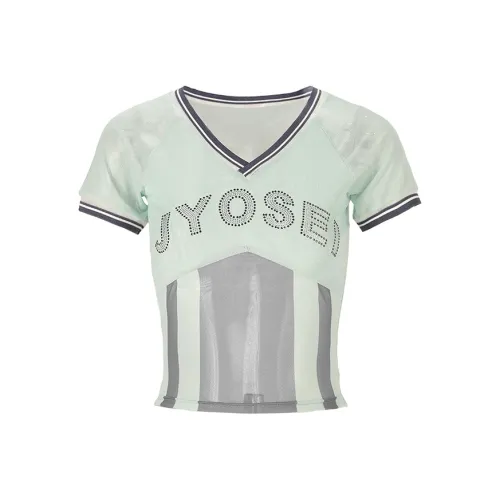 JYOSEI T-рубашка Женская Мятно-зеленая