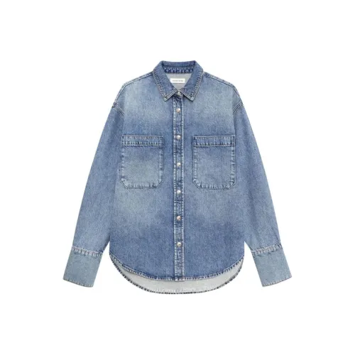 ANINE BING Синие Женские Рубашки