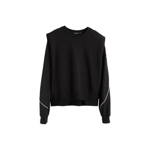 ELLE Черный Женский Свитшот