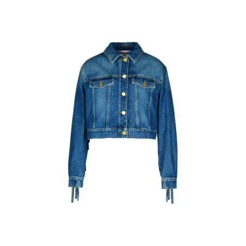 MOSCHINO Куртки и пальто женские темно-синий