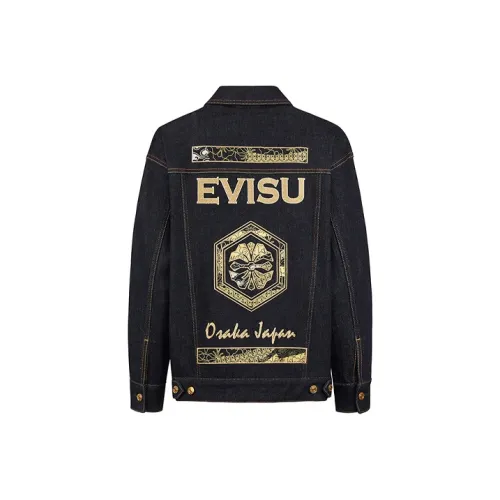 EVISU Куртка Женская Джинсовая Синяя