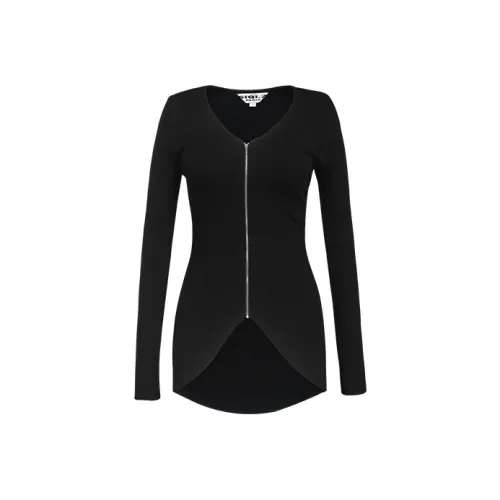 SIQIZ Черный Женский Трикотаж