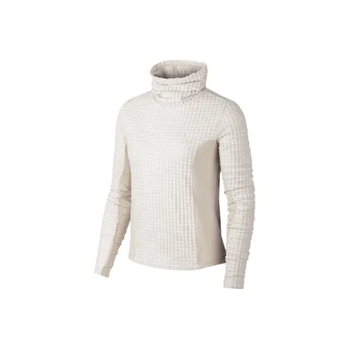 NIKE Экрю Женские Свитшоты