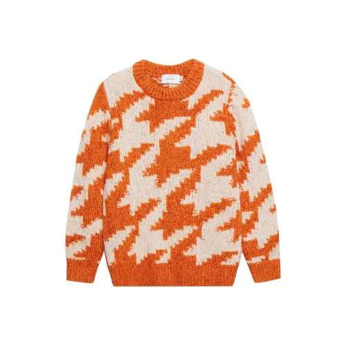 COACH FW22 Свитер Женский Оранжевый Красный