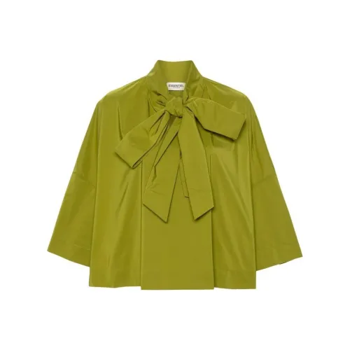 Essentiel Antwerp SS24 Рубашка Женская Моховый Зеленый