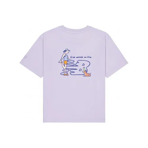 New Balance Фиолетовые Женские Футболки