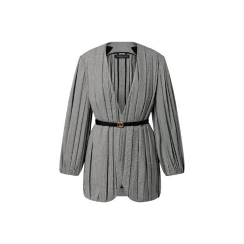 LOUIS VUITTON FW23 Куртки и пальто Женские Серый