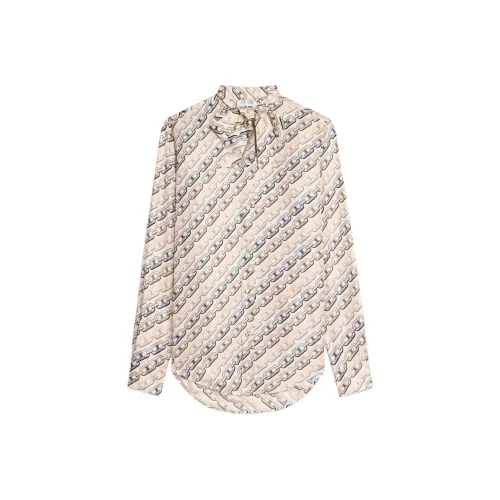 CELINE SS25 Рубашка Женская Кремовая