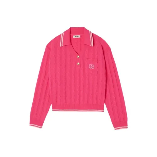 Sandro Розовый Женский Трикотаж