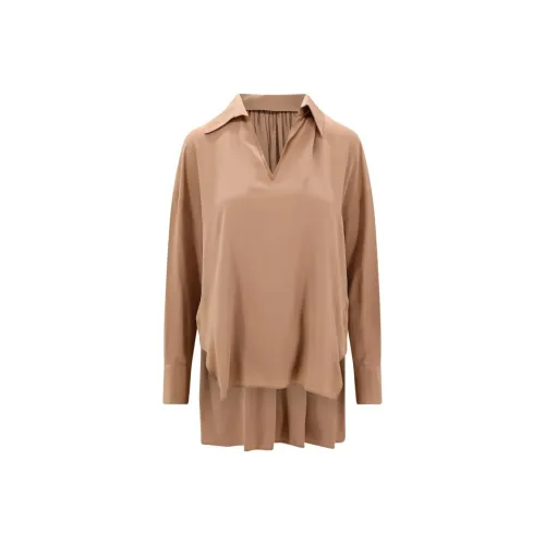 ERIKA CAVALLINI Коричневые Женские Рубашки