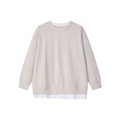 Katie Ermilio Свитшот Весенний Женский Экрю