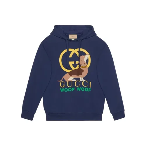 GUCCI Морской синий Женские Свитшоты