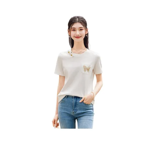 Like The Age Of Water T-рубашка Женская Белая