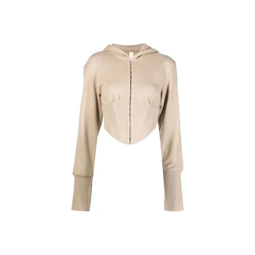 DION LEE Коричневые Женские Толстовки