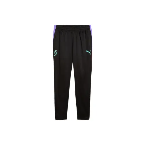 PUMA Мужские футбольные штаны черного цвета