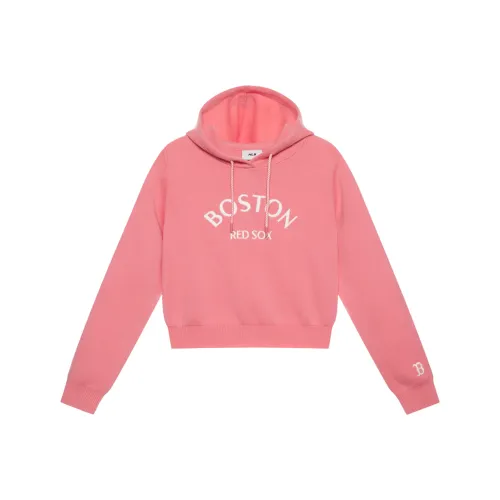 MLB Preppy Style Collection Basic Boston Red Sox 24FW Трикотаж Женский Розовый