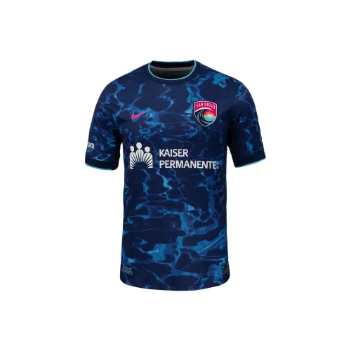 Nike FCDri Форма San Diego Wave 2025 Stadium Гостевой Футбол Джерси Мужской Синий Bird Синий Void