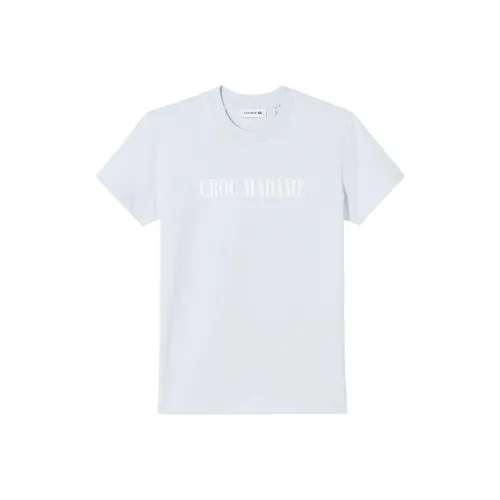 LACOSTE T-рубашка Женская Светло-синяя