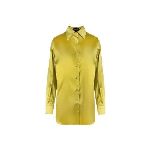 TOM FORD SS23 Рубашка Женская Желтая