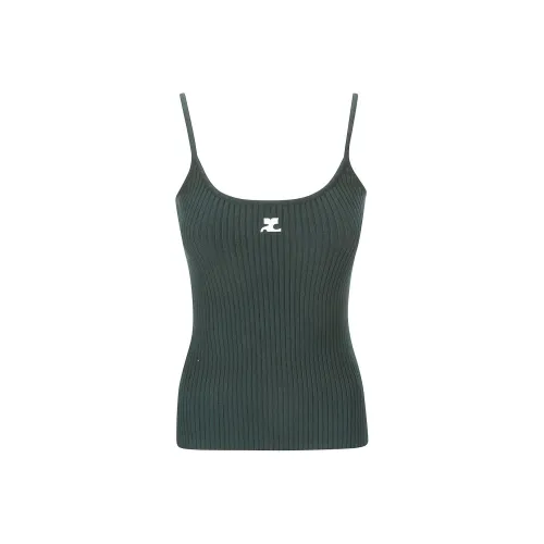 COURREGES Зеленые Женские Камисоли