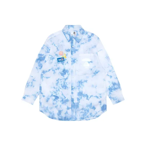 aape Синий BLX Женские Рубашки