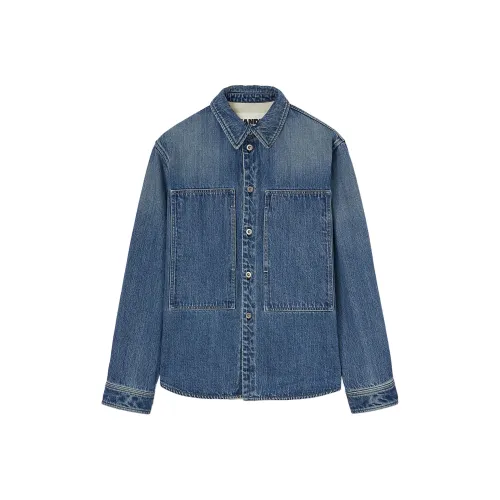 JIL SANDER Синие Женские Рубашки