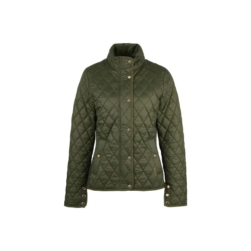 BARBOUR Yarrow Quilted Куртка Куртки Пальто Женские Зеленый