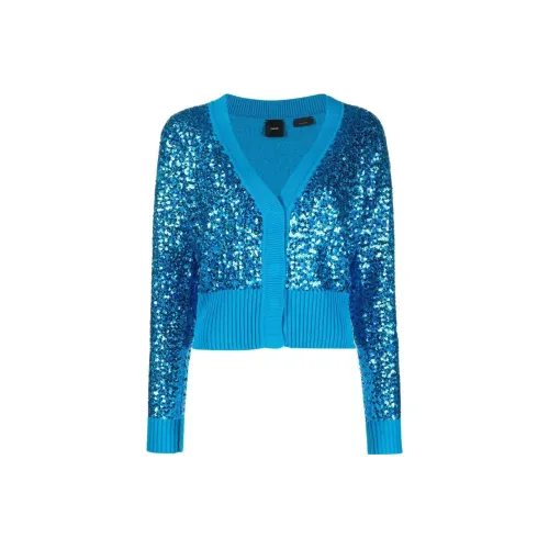 PINKO SS23 Кашемир Свитер Женский Синий