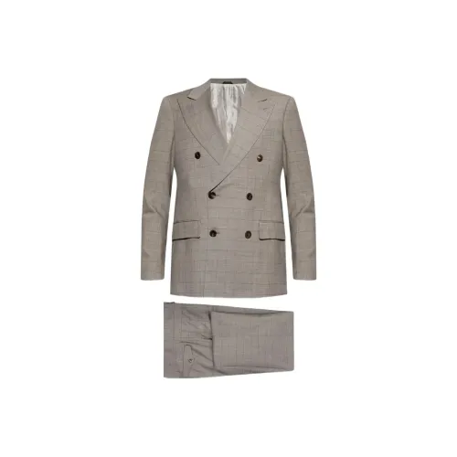 GIORGIO ARMANI Серый Мужской Деловой костюм