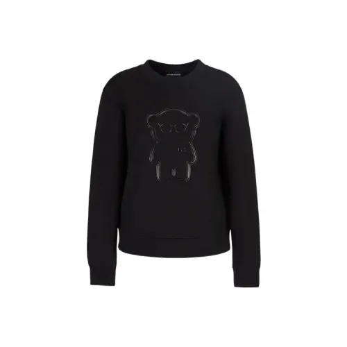EMPORIO ARMANI Черные Женские Свитшоты