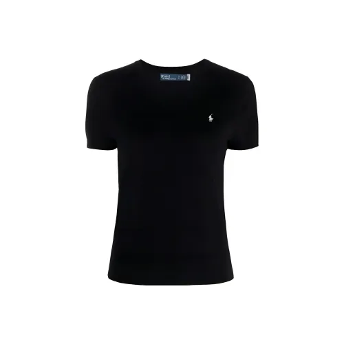 Polo Ralph Lauren Черные Женские Футболки