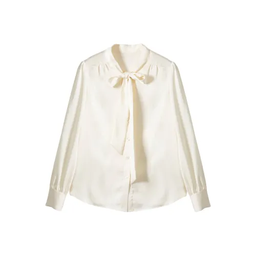 XIANGYING Бежевые Женские Рубашки