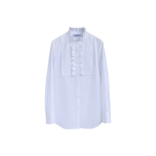 NancyCavally Белые Женские Рубашки