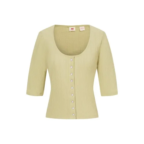 Levis Зеленый Женские Трикотаж