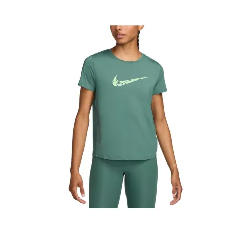 nike T-рубашка Женская Двухслойная Паровой Зеленый