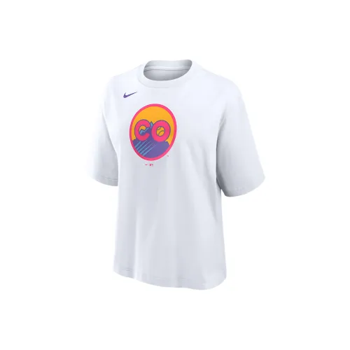 nike x MLB Colorado Rockies T-рубашка Женская Белая