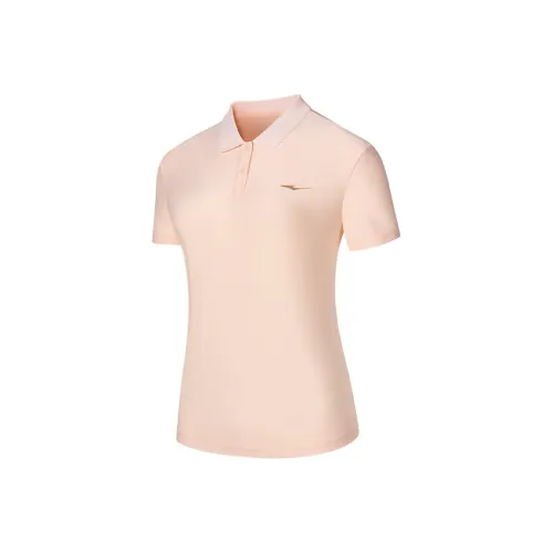 Erke Поло Женское Светло-Розовое Оранжевое
