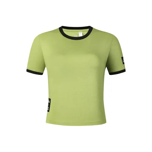 FILA x BBC EARTH T-Shirt Женская Горчичный Пудровый