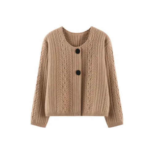 MAIGRE SIMHAT Кашемировый свитер женский цвет корица бежевый