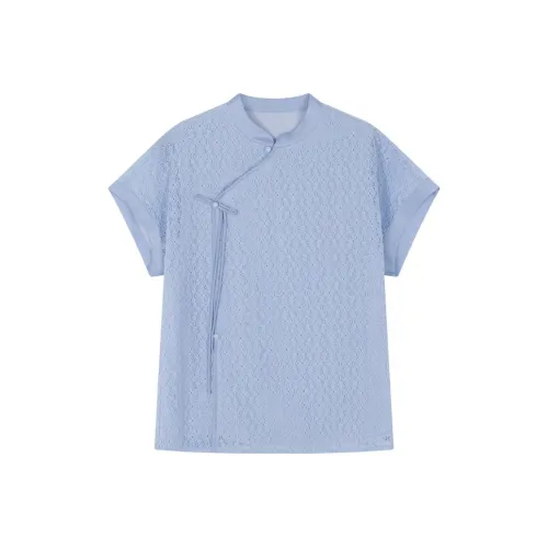 IHIMI Рубашка Женская Солнечный Mountain Синий