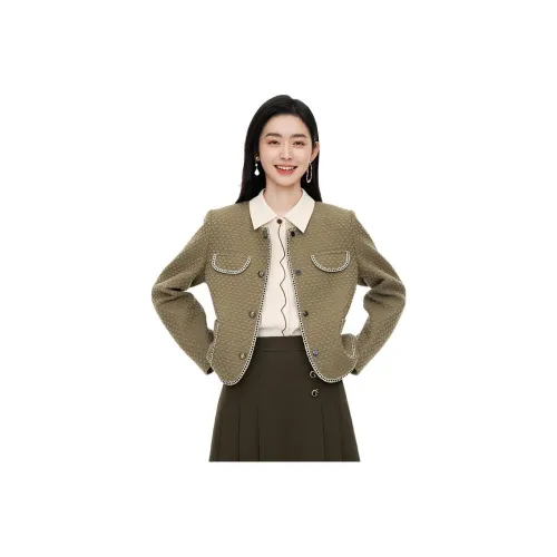 SEIFINI Куртка Женская Оливково-Зеленая