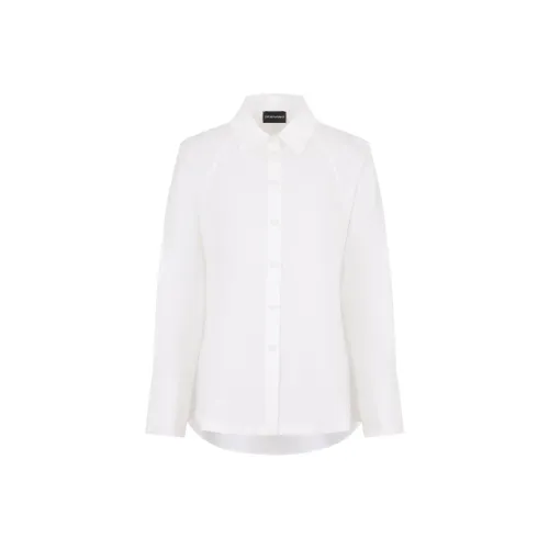 EMPORIO ARMANI SS24 Рубашка Женская Белая