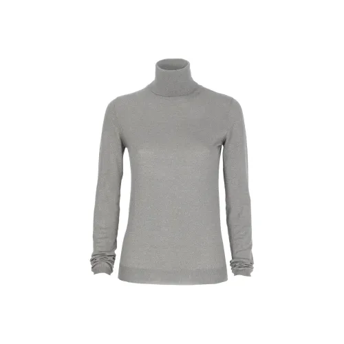 Brunello Cucinelli Серый Женские Кашемировые Свитеры