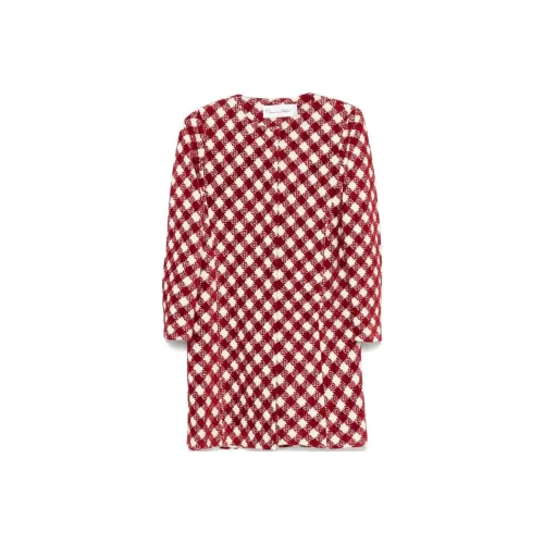 Oscar De La Renta FW24 Куртки и Пальто Женские Красный Белый