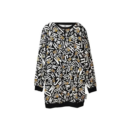 MOSCHINO Черные Женские Свитшоты